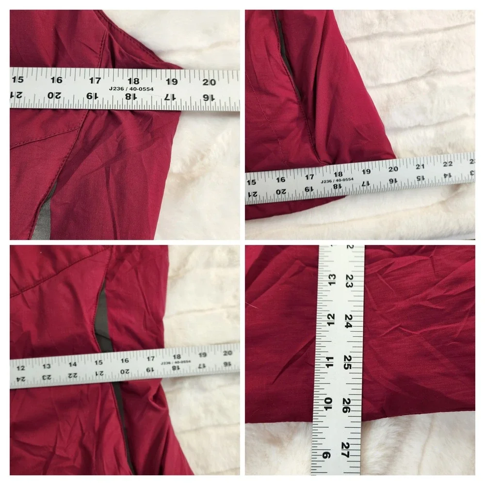 Outdoor Research Womens Refuge Vest Maroon Insulated Full Zip Size M‎ Medium